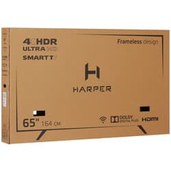 Harper 65" (164 см) Телевизор Harper 65U770TS черный, фото 11