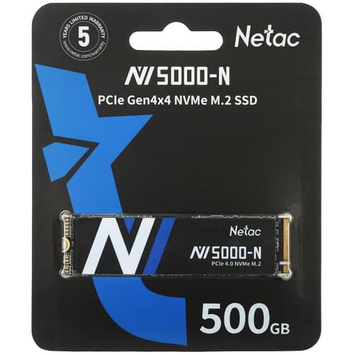 500 ГБ M.2 NVMe накопитель Netac NV5000-N [NT01NV5000N-500-E4X] thumb 1