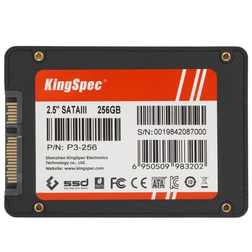 KingSpec 256 ГБ 2.5" SATA накопитель KingSpec P3-256, фото 2