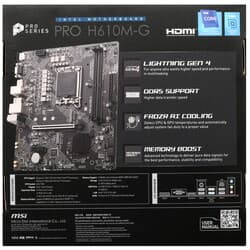 Материнская плата MSI PRO H610M-G thumb 7