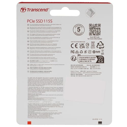 2000 ГБ M.2 NVMe накопитель Transcend MTE115S [TS2TMTE115S] thumb 2