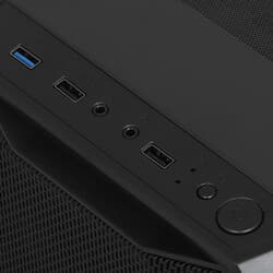 Корпус PowerCase Mistral Z4 Mesh LED [CMIZB-L4] черный thumb 6