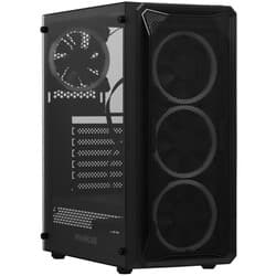 Корпус PowerCase Mistral Z4 Mesh LED [CMIZB-L4] черный thumb 3