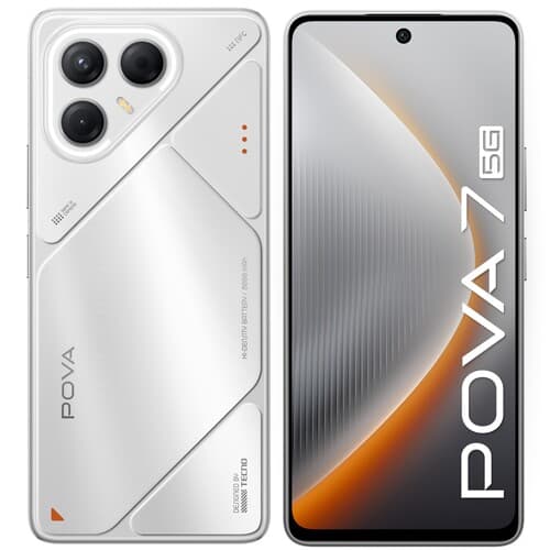 Tecno 6.78" Смартфон Tecno POVA 7 5G 128 ГБ серебристый