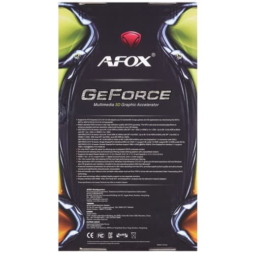 AFOX Видеокарта AFOX GeForce RTX 3050 GAMING [AF3050-8GD6H7-V2], фото 9