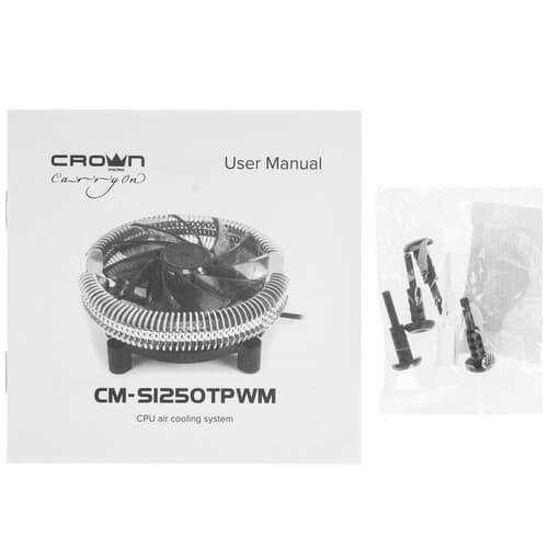Crown Кулер для процессора Crown CM-S1250TPWM v2 [CM000003656] черный, фото 6