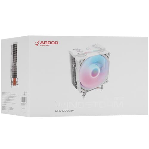 ARDOR GAMING Кулер для процессора ARDOR GAMING WINDSTORM S11 PRO WHITE  белый, фото 11