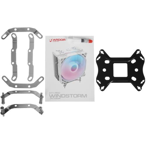 ARDOR GAMING Кулер для процессора ARDOR GAMING WINDSTORM S11 PRO WHITE  белый, фото 9