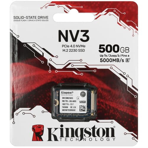 500 ГБ M.2 NVMe накопитель Kingston NV3 [SNV3SM3/500G] thumb 1