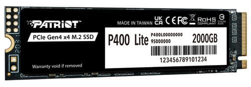 2000 ГБ M.2 NVMe накопитель Patriot P400 Lite [P400LP2KGM28H] thumb 4