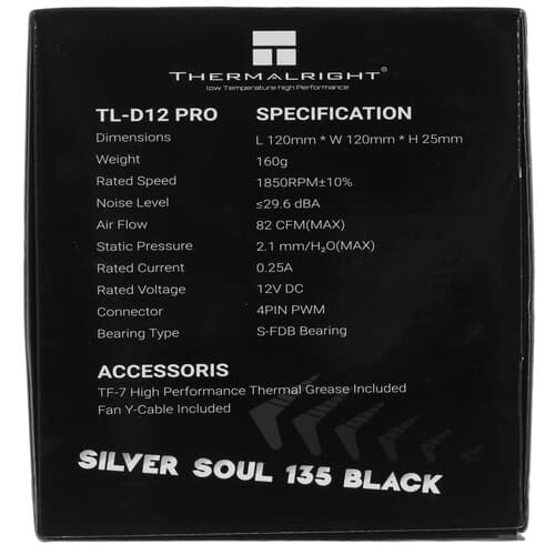 Thermalright Кулер для процессора Thermalright Silver Soul 135 Black [SILVER-SOUL-135-BL] черный, фото 10
