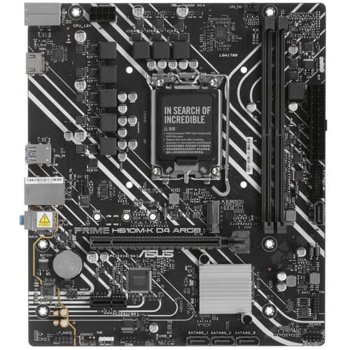 Материнская плата ASUS PRIME H610M-K D4 ARGB thumb 1