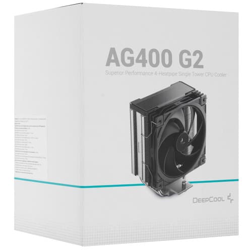 DEEPCOOL Кулер для процессора DEEPCOOL AG400 G2 [R-AG400-BKNPMG2-G] черный, фото 12