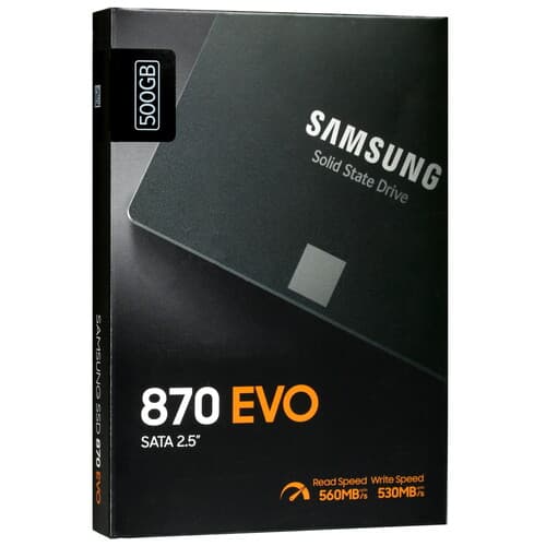 Samsung 500 ГБ 2.5" SATA накопитель Samsung 870 EVO [MZ-77E500B/EU], фото 6