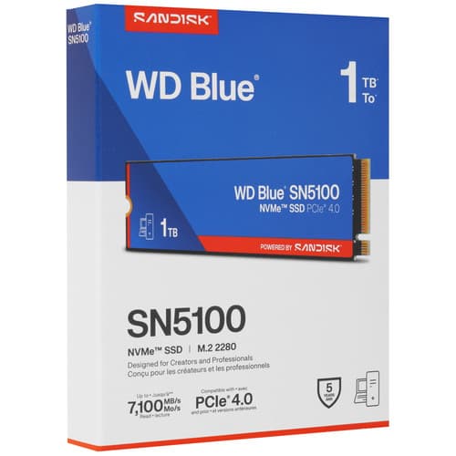 1000 ГБ M.2 NVMe накопитель WD Blue SN5100 [WDS100T5B0E] thumb 4