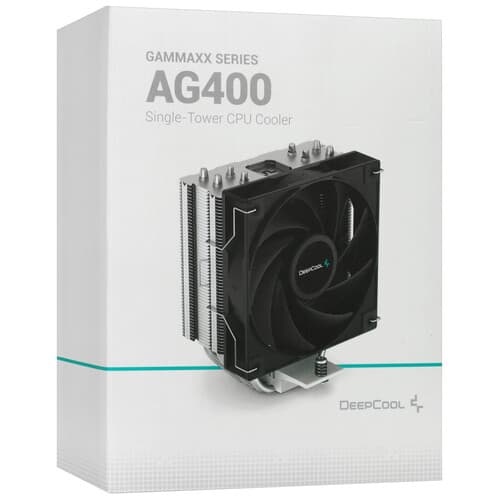 DEEPCOOL Кулер для процессора DEEPCOOL AG400 [R-AG400-BKNNMN-G-1] черный, фото 10