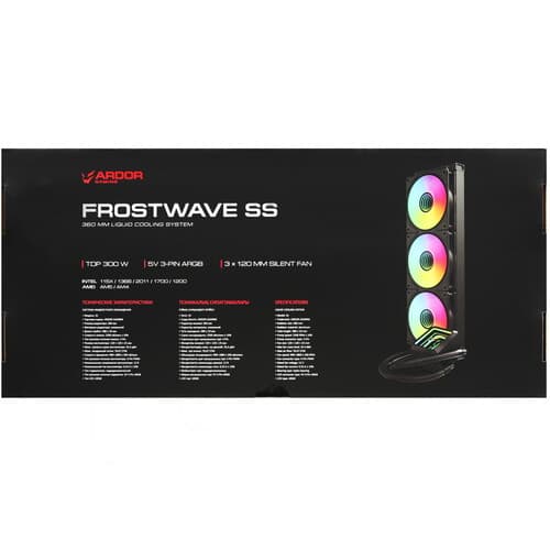 Система охлаждения ARDOR GAMING Frostwave 360 SS черная thumb 10