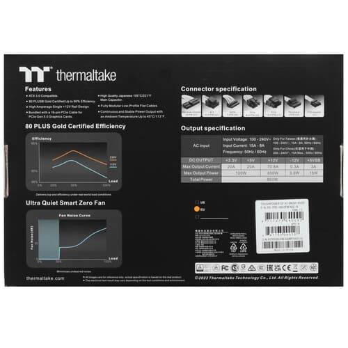 Блок питания Thermaltake Toughpower GF A3 Snow 850W - TT Premium Edition [PS-TPD-0850FNFAGE-N] белый thumb 9