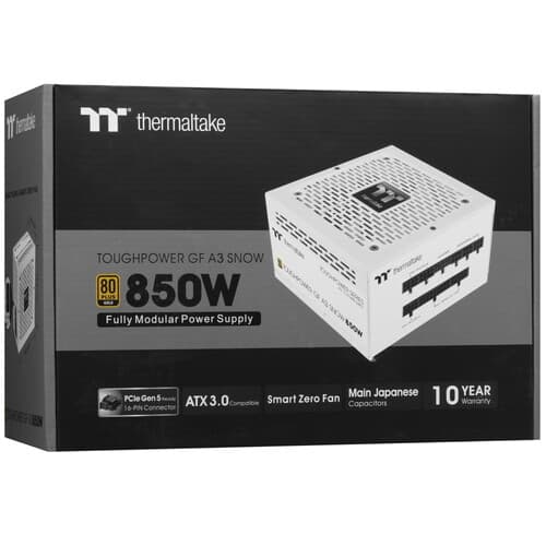 Блок питания Thermaltake Toughpower GF A3 Snow 850W - TT Premium Edition [PS-TPD-0850FNFAGE-N] белый thumb 10