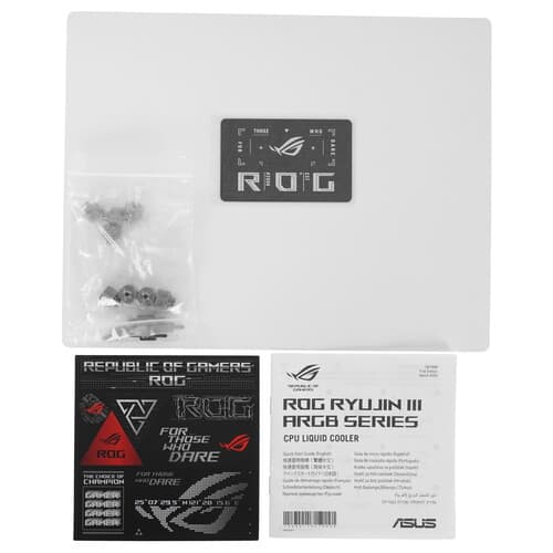 Система охлаждения ASUS ROG RYUJIN III 240 ARGB  белая thumb 10