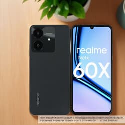 realme 6.74" Смартфон realme Note 60x 64 ГБ черный, фото 23