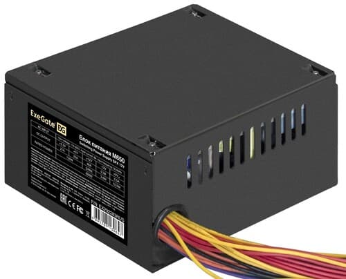 Блок питания ExeGate M650 [EX292283RUS] черный thumb 1