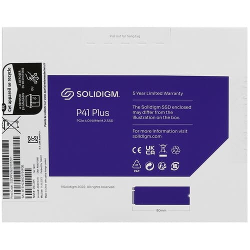 1000 ГБ M.2 NVMe накопитель Solidigm P41 Plus Series [SSDPFKNU010TZX1] thumb 4