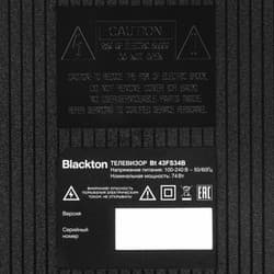 Blackton 43" (109 см) Телевизор Blackton Bt 43FS34B черный, фото 8