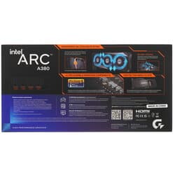 GIGABYTE Видеокарта GIGABYTE Intel Arc A380 GAMING OC [GV-IA380GAMING OC-6GD], фото 9