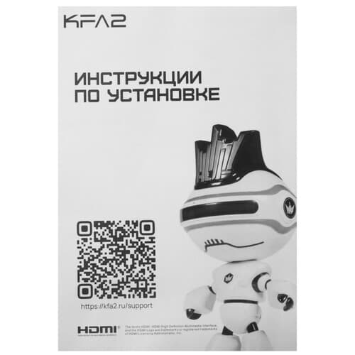 KFA2 Видеокарта KFA2 GeForce RTX 5060 CORE OC 2FAN LED Black [56NSN8MDDCOK], фото 9