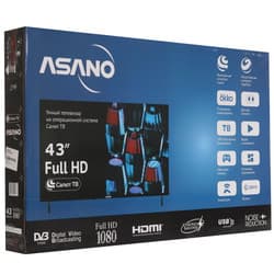 Asano 43" (108 см) Телевизор Asano 43LF5020T черный, фото 12