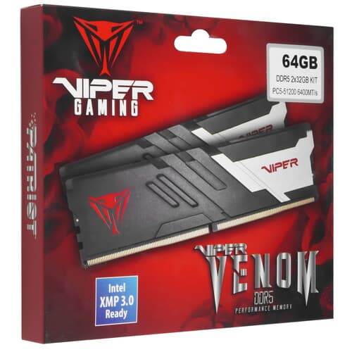 Patriot Memory Оперативная память Patriot Viper Venom [PVV564G640C32K] 64 ГБ, фото 4