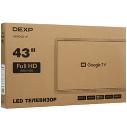 DEXP 43" (108 см) Телевизор DEXP 43FCG1W белый, фото 11
