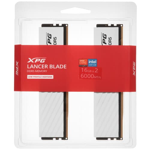 XPG (ADATA) Оперативная память ADATA XPG Lancer Blade [AX5U6000C3616G-DTLABWH] 32 ГБ, фото 4