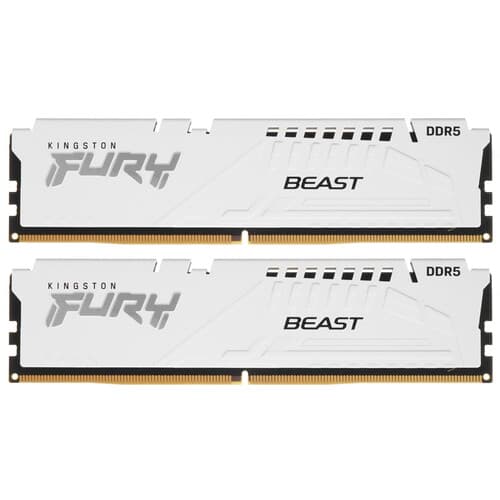 Kingston FURY Оперативная память Kingston FURY Beast White [KF556C40BWK2-32] 32 ГБ