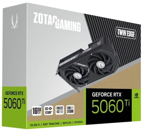 Zotac Видеокарта Zotac GeForce RTX 5060 Ti GAMING Twin Edge [ZT-B50620E-10M], фото 15