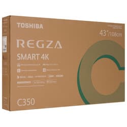 Toshiba 43" (108 см) Телевизор Toshiba 43C350RE серый, фото 12