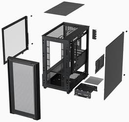 Корпус XASTRA A400M 3FRGB [A400M-2FC14F-1FC12F] черный thumb 12