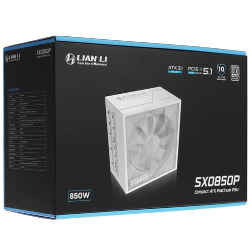 Блок питания LIAN LI SX 850P [G9P.SX0850P.W000.RU] белый thumb 10