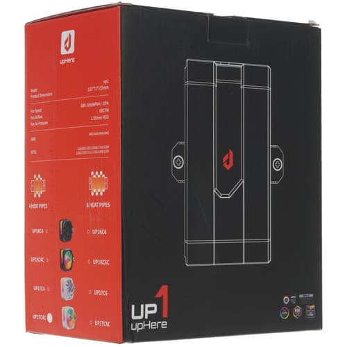 upHere Кулер для процессора upHere UP1TC4C  белый, фото 9