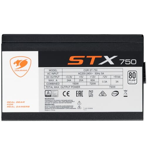 Блок питания Cougar STX 750W V2 [CGR ST-750] черный thumb 4