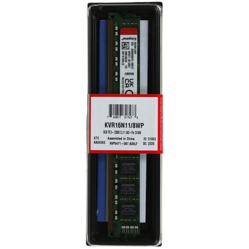 Kingston Оперативная память Kingston ValueRAM [KVR16N11/8WP] 8 ГБ, фото 3