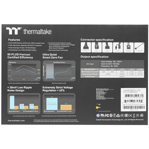 Блок питания Thermaltake Toughpower PF1 650 [PS-TPD-0650FNFAPE-1] черный thumb 6