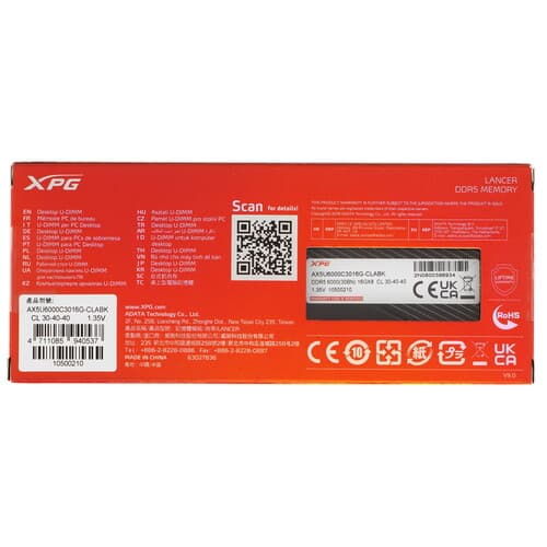 XPG (ADATA) Оперативная память ADATA XPG Lancer [AX5U6000C3016G-CLABK] 16 ГБ, фото 3