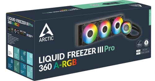 Система охлаждения ARCTIC Liquid Freezer III Pro 360 ARGB черная thumb 6