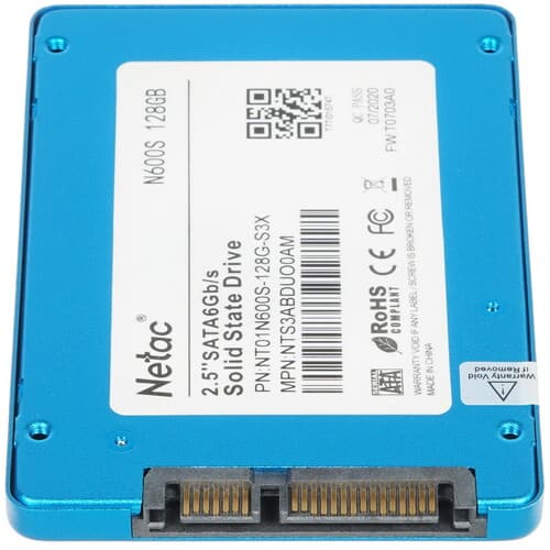 Netac 128 ГБ 2.5" SATA накопитель Netac N600S [NT01N600S-128G-S3X], фото 3