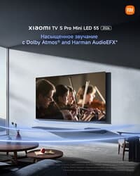Xiaomi 55" (138 см) Телевизор Xiaomi TV S Pro Mini LED 55 2026 черный, фото 15