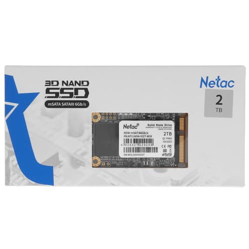 Netac 2048 ГБ MSATA накопитель Netac N5M [NT01N5M-002T-M3X], фото 4