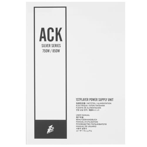 Блок питания 1STPLAYER ACK SILVER [HA-750BA7-BK] черный thumb 7