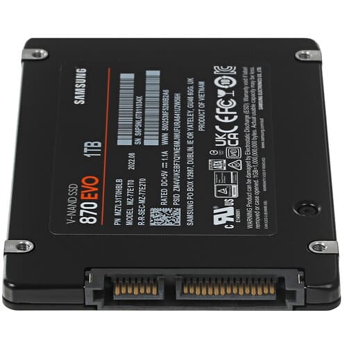 Samsung 1000 ГБ 2.5" SATA накопитель Samsung 870 EVO [MZ-77E1T0BW], фото 3
